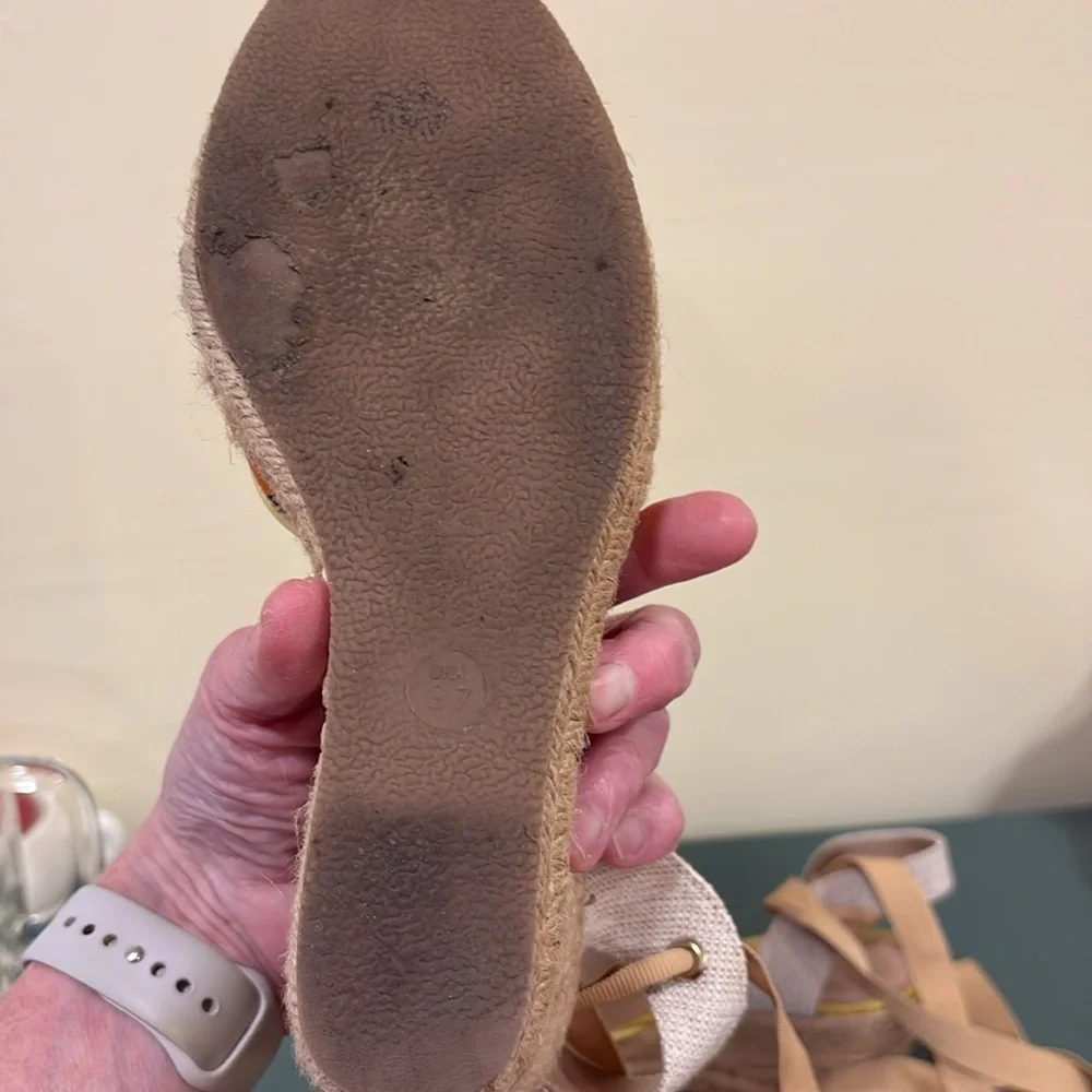 Anthropologie Raphaella Booz Woven Wedge Espadrilles. Size 37